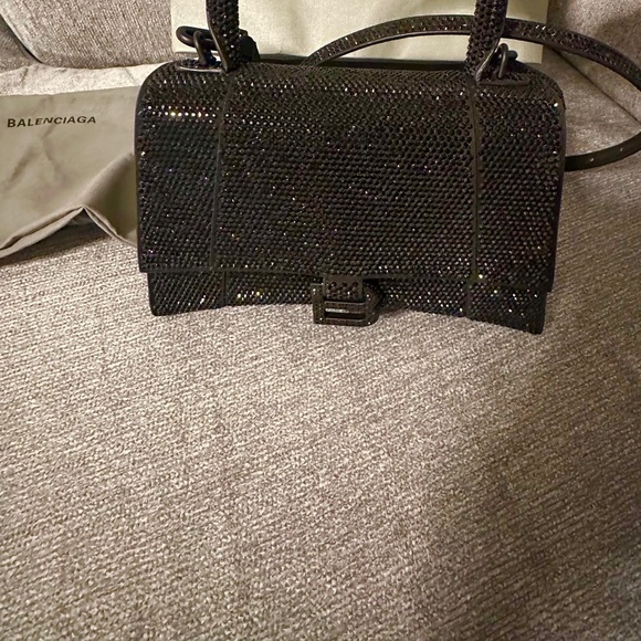 Authentic Balenciaga rhinestones Hourglass XS Crossbody Handbag $6,850 - Picture 7 of 16